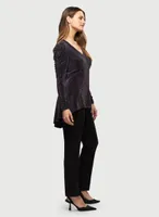 Asymmetric Shimmer Top