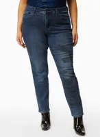 Bead Detail Slim Leg Jeans