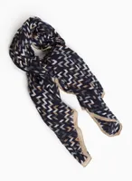 Chevron Print Scarf