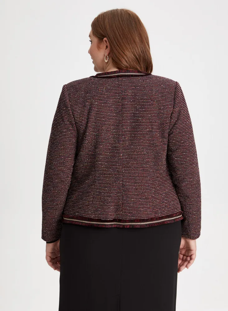 Open Front Bouclé Jacket