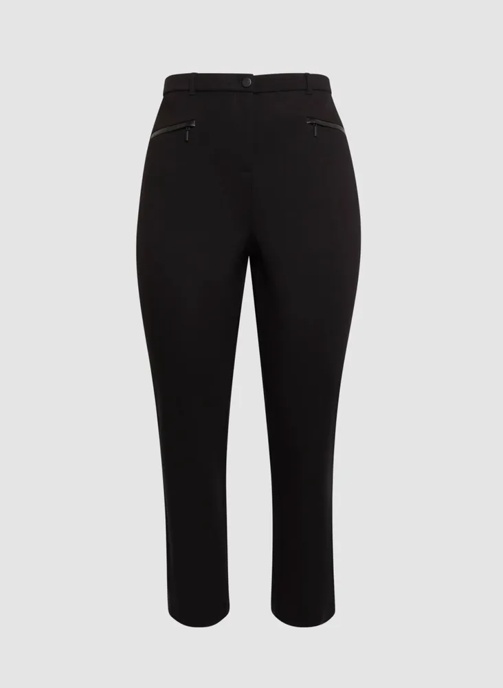 Signature Fit Zip Detail Pants