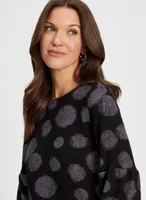 Polka Dot Knit Top