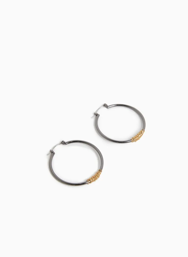 Wrap Detail Hoops