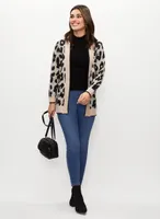 Animal Print Cardigan