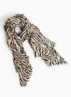 Tiger Print Scarf