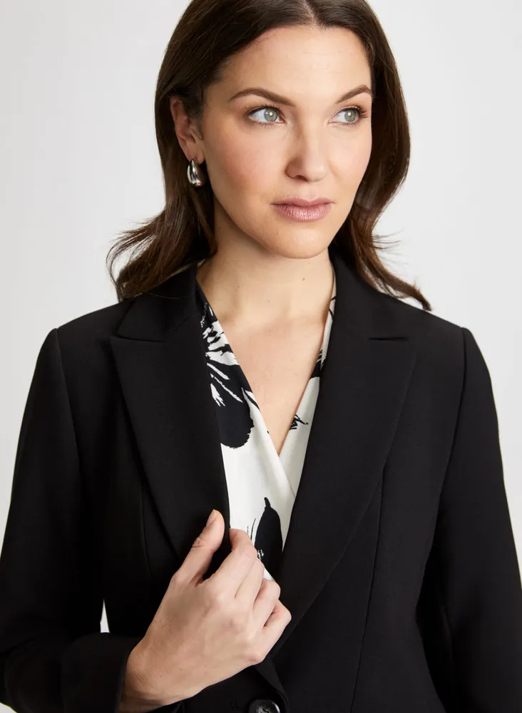 Notch Collar Blazer