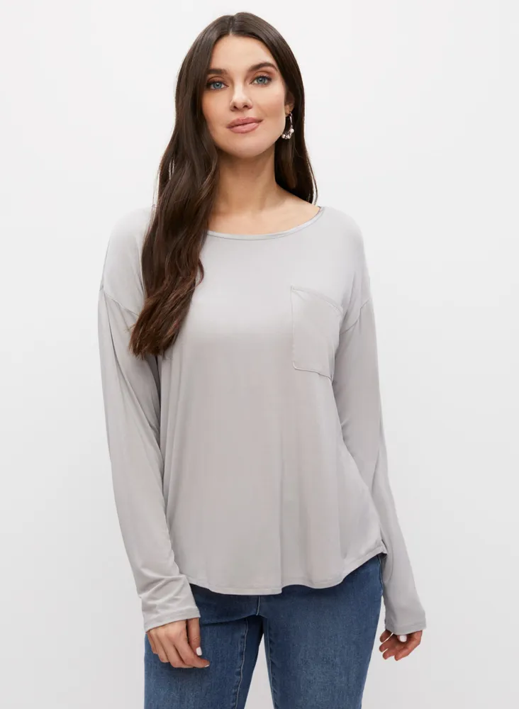 Satin Detail Top