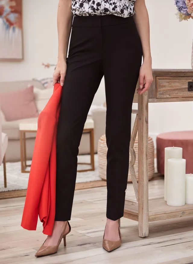 Laura Petites City Fit Slim Leg Pants