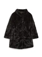 Reversible Faux Fur Coat