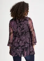 Paisley Print Cover-Up