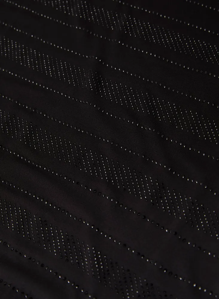 Cap Sleeve Stripe Detail Tee