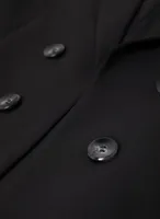 3/4 Sleeve Button Detail Blazer