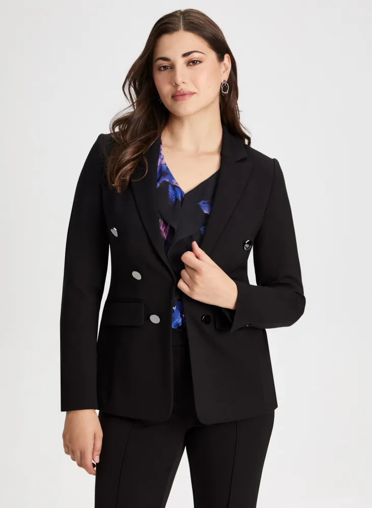 Button Detail Blazer