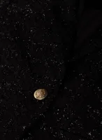 Metallic Detail Tweed Jacket
