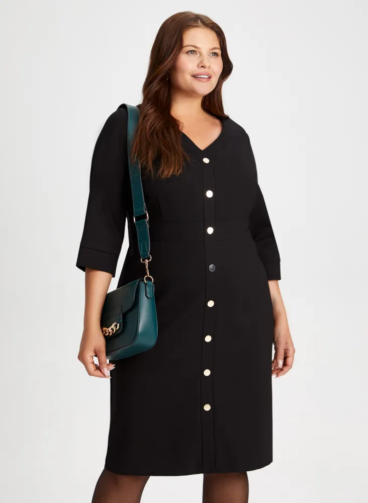 Button Front Dress