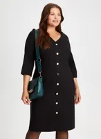 Button Front Dress