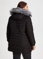 Quilted Recycled Vegan Down Coat