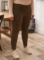 Faux Suede Leggings