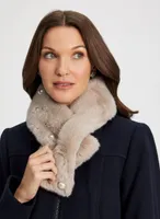 Faux Fur Pull-Through Scarf