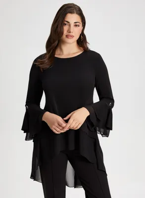 Double Layer High-Low Tunic