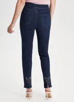 Pull-On Bow Detail Jeans