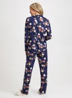 Floral Print Pyjama Set