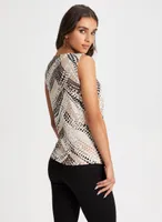 Twist Front Sleeveless Top