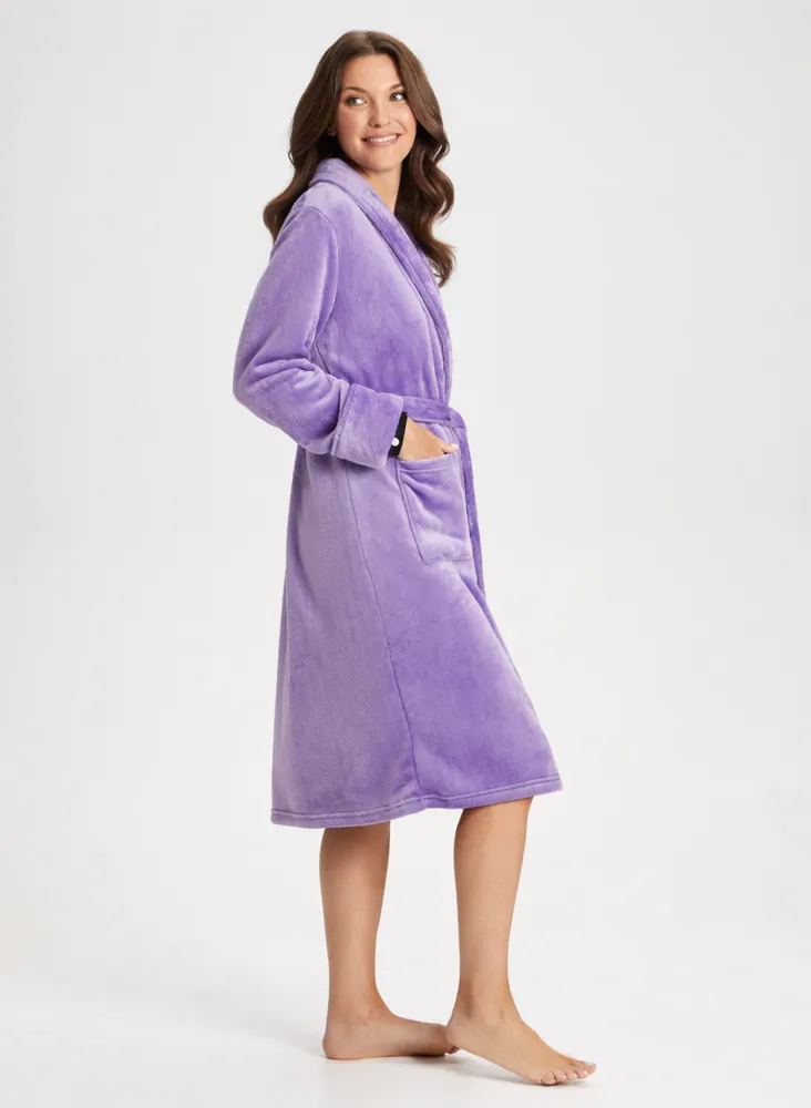 Belted Long Sleeve Robe