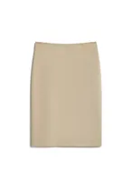 Twill Pencil Skirt