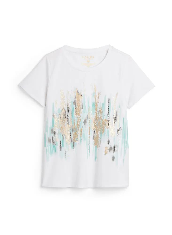 Foil Print Tee