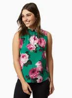 Ruffle Detail Sleeveless Top