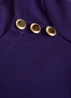 Long Sleeve Button Detail Top