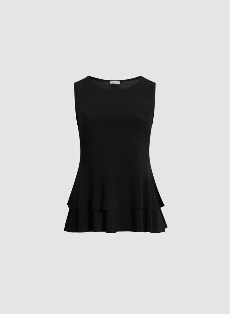 Sleeveless Peplum Top