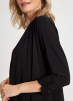 Asymmetric Open Front Cardigan