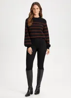 Stripe Print Sweater