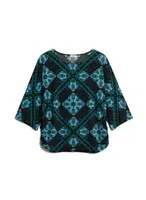 Patchwork Print Top