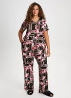 Patchwork Print Pyjama Pants