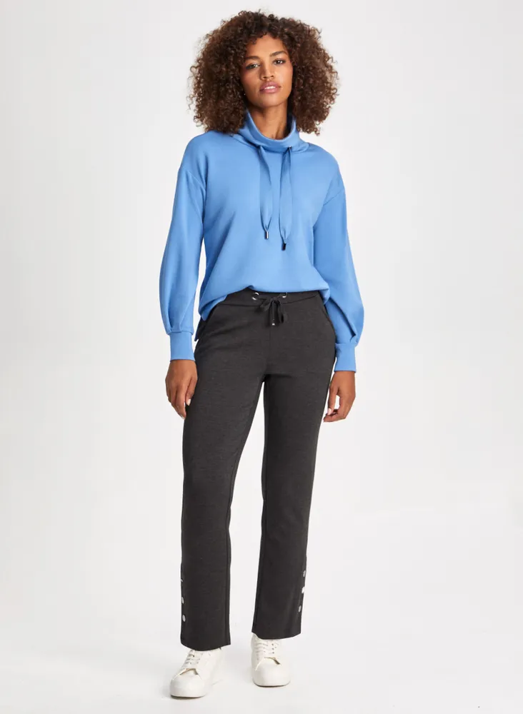 Lightweight Funnel Neck Top