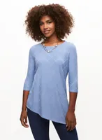 Diamond Pattern Jacquard Knit Top