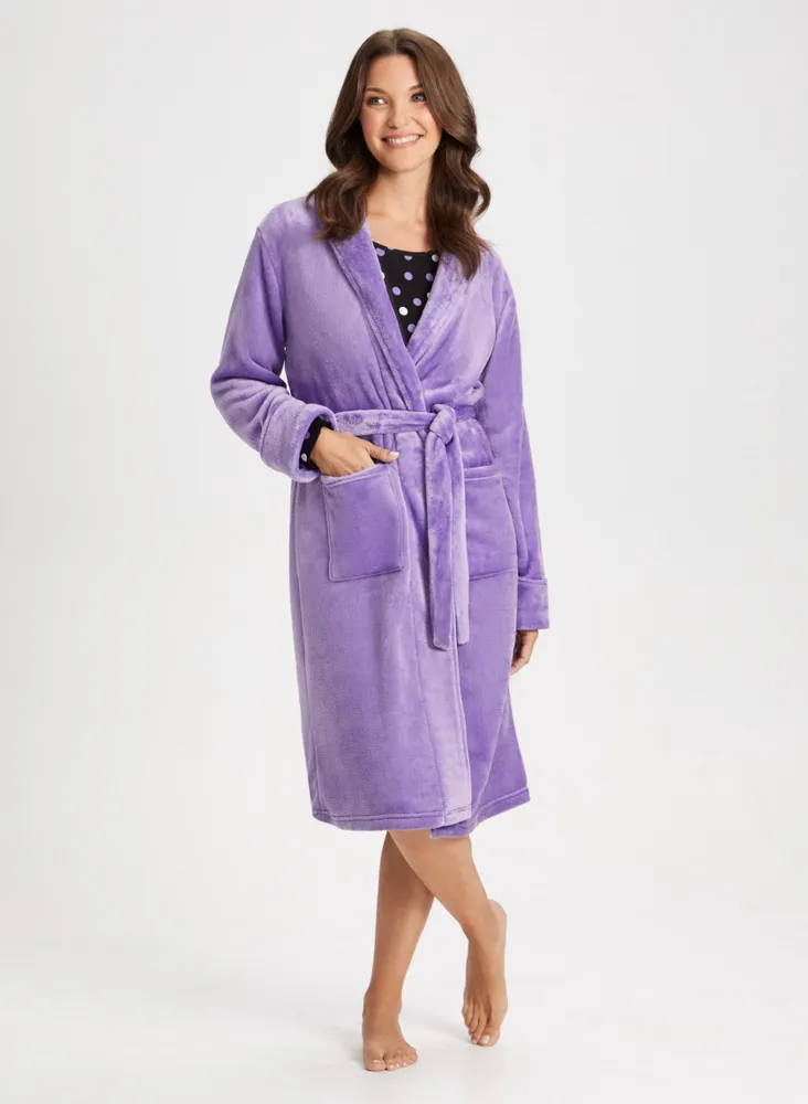 Belted Long Sleeve Robe