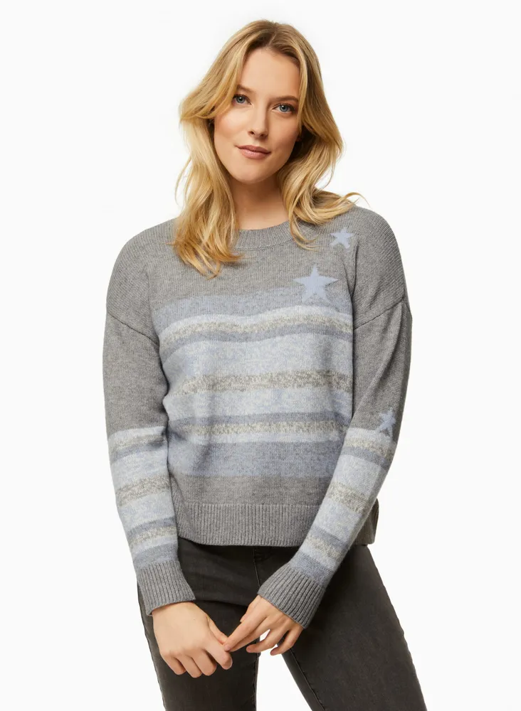 Charlie B - Stripe Print Sweater