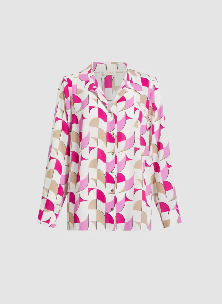 Geometric Motif Blouse