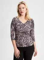 Animal Print Top