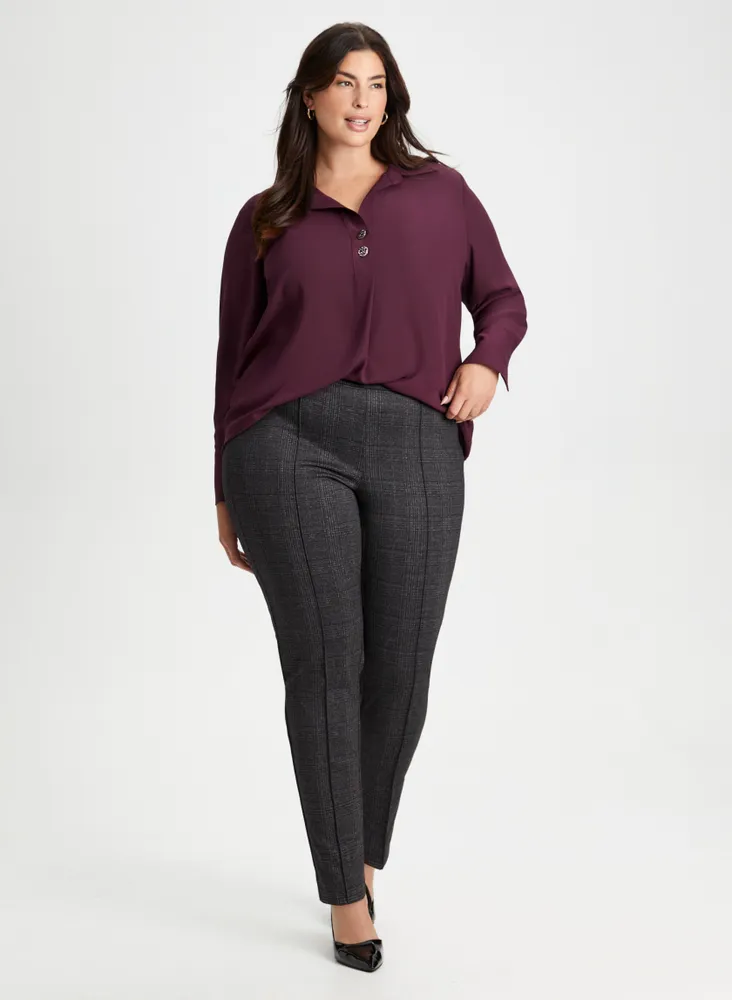 Laura Plus Pull-On Straight Leg Pants