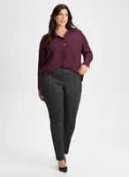 Pull-On Straight Leg Pants