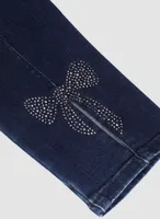 Pull-On Bow Detail Jeans