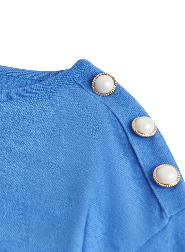 Button Detail Sweater