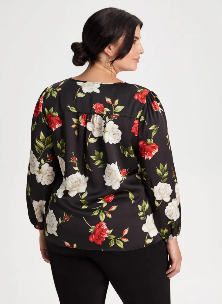 Floral Print Blouse