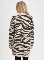 Zebra Print Cardigan