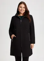 Tricotine Tab Detail Coat